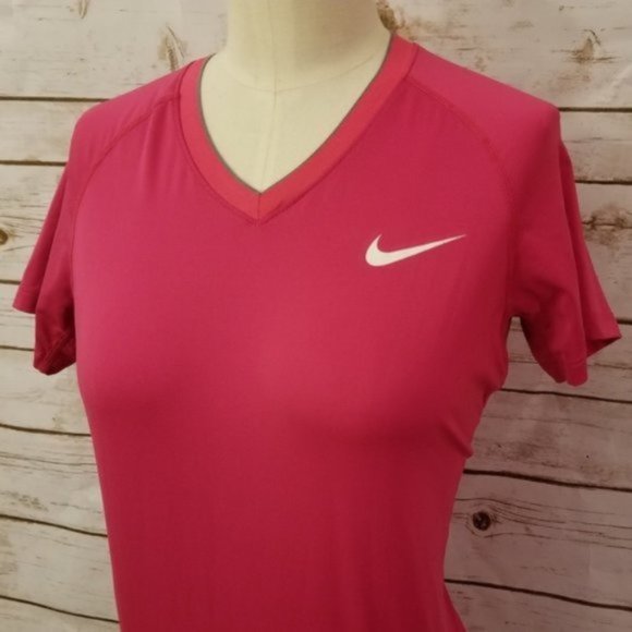 Nike Tops - ⬇️⬇️ Nike Pro Combat Dri-Fit Fitted Tee Pink SM